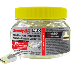 Simply45 RJ45 nettverksplugg, ProSeries 10G