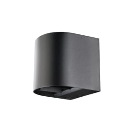 SG Artes Rund utendørs vegglampe, 3000K, svart