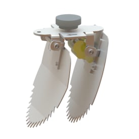 NI TX11 Lock reline DN100/110 mm spjæld, fingerskrue