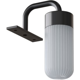 Dansani Lyra spejllampe, sort