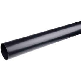 Plastmo nedløbsrør 75 x 3000 mm, sort