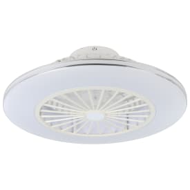 Eglo Lovisca ventilator med lys, hvid