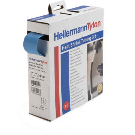 Krympeflex box 2:1, Ø1,6/0,8 mm, blå, 10M, uden lim