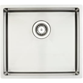 Lavabo Kubus 450 Soft diskbänk, 49x44 cm, rostfritt stål