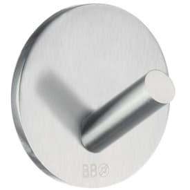 Beslagsboden håndklædekrog, børstet rustfrit stål