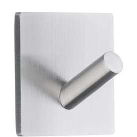 Beslagsboden håndklædekrog, børstet rustfrit stål