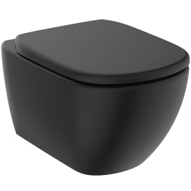 Ideal Standard Tesi vägghängd toalett, utan spolkant, matt svart