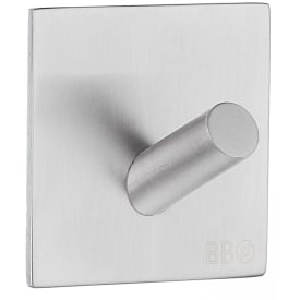 Beslagsboden håndklædekrog, børstet rustfrit stål