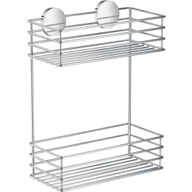 Beslagsboden brusehylde, krom