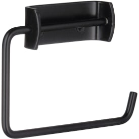 Beslagsboden toiletrulleholder, sort