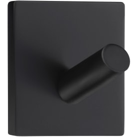 Beslagsboden håndklædekrog, mat sort