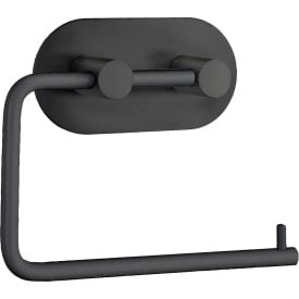 Beslagsboden dorullholder, matt sort