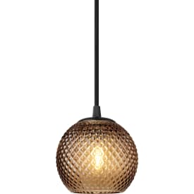 Halo Design Nobb pendellampa, bärnstensfärgad, Ø12 cm