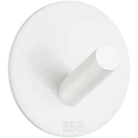 Beslagsboden håndklædekrog, mat hvid