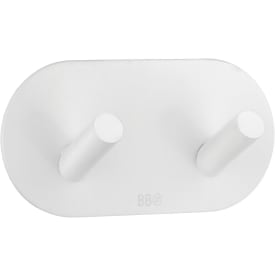 Beslagsboden håndklædekrog, mat hvid