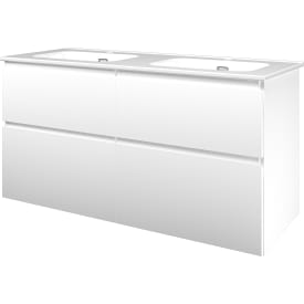 Sanibell Proline möbelpaket, 121x46 cm, matt vit