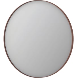 Sanibell Ink SP17 spegel med belysning, dimbar, imfri, Ø80 cm, borstad koppar