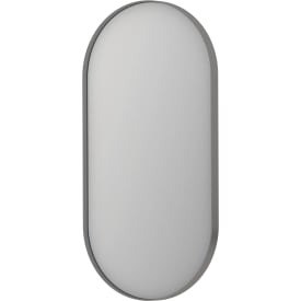 Sanibell Ink SP20 spejl, børstet rustfrit stål, 40x80 cm