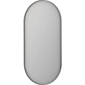 Sanibell Ink SP20 spejl, børstet rustfrit stål, 50x100 cm