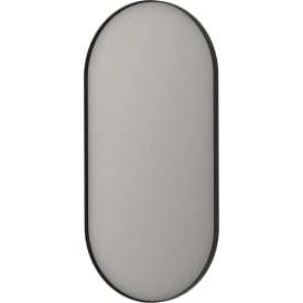 Sanibell Ink SP20 spejl, børstet sort, 50x100 cm