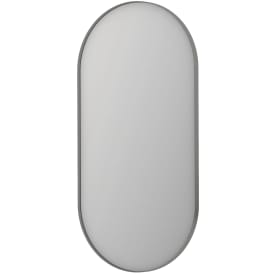 Sanibell Ink SP20 spejl, børstet rustfrit stål, 60x120 cm