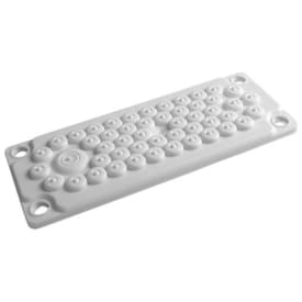 HT Multiflange FL21 for max. 50 kabler 49x7-13 mm+1x15-25mm  Grå