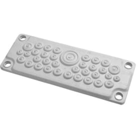 HT Multiflange FL21 for max. 35 kabler Grå IP65