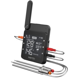 HerQs Professional, steketermometer med trådløs skjerm, app styring
