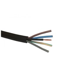 100 meter Gummikabel H07RN-F 5G1,5 mm² R100, sort