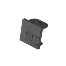 SG Zip 1F endestykke, svart