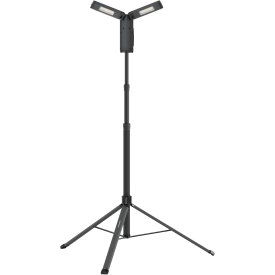 Scangrip arbetslampa TOWER COMPACT CONNECT, tre ben och 2 lampor