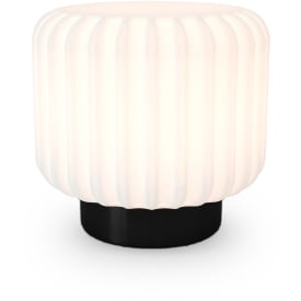 Atelier Pierre Dentelles uppladningsbar golvlampa, H29 cm, svart