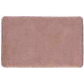 Hefe Fuzzy badrumsmatta, 50x80 cm, rosa