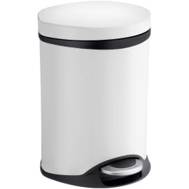 Smedbo Outline Lite søppelbøtte, 6 liter, hvit