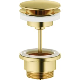 Damixa bunnventil, ikke lukkbar, børstet messing