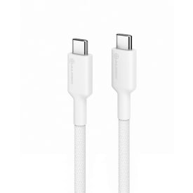 Alogic Elements PRO USB-C till USB-C laddarkabel 5A 1M, vit