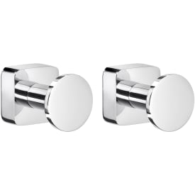 Smedbo Ice håndklædekrog, 2 stk, krom