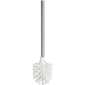 Smedbo Xtra toiletbørste, poleret rustfrit stål/hvid