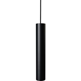 Antidark Tube Flex pendellampa, svart, H35 cm