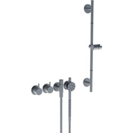 Vola 5171S-T65 Dusjtermostat, med dusjsett, børstet krom