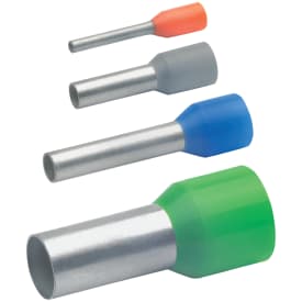 1000 stk Terminalrør Isoleret 0,14 mm²