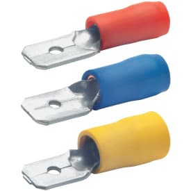 100 stk U-Isol. spadestik 4,8 x 0,8 mm, 4-6 mm²