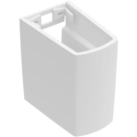 Villeroy & Boch halvsøjle, rengøringsvenlig, hvid