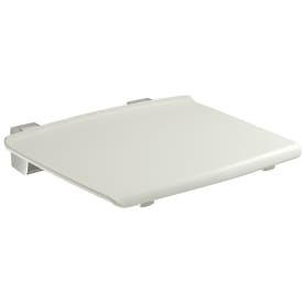 Hefe Tip Up klapsæde, hvid