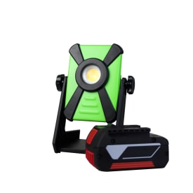 Bandit LED arbeidslampe med batteribytte for 5 branner, 15 W