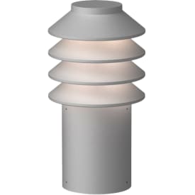 Louis Poulsen Bysted Garden havelampe, fodplade, 2700K, aluminium, 25 cm