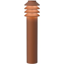 Louis Poulsen Bysted Garden havelampe, 2700K, base, corten, høj