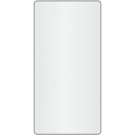 Loevschall Refine Square spejl, 45x90 cm, sort