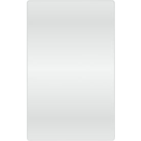 Loevschall Refine Square spejl, 75x120 cm, børstet aluminium