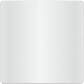 Loevschall Refine Square spejl, 80x80 cm, børstet aluminium